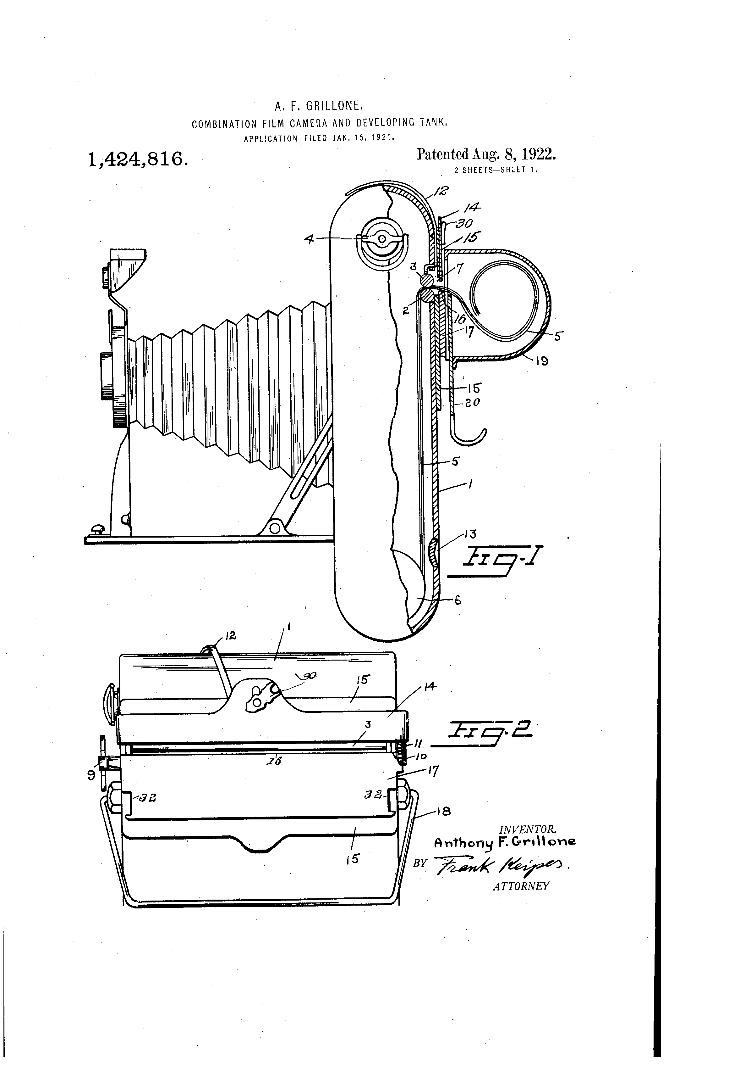 2320x3408 patente - Movie Camera Drawing