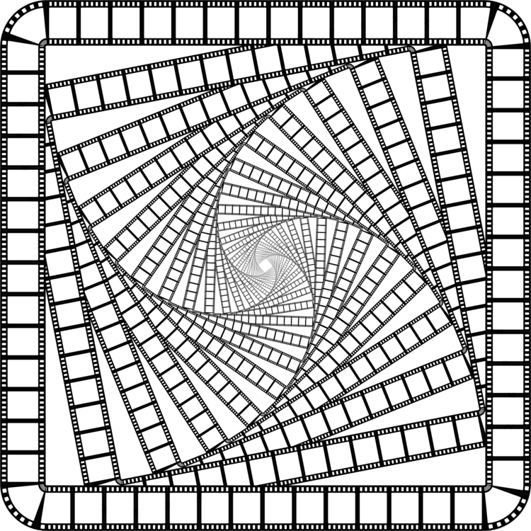 750x750 Film Frame Movie Projector Drawing Cc0 - Movie Film Drawing