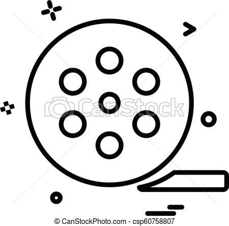 450x444 cinema film movie reel - Movie Reel Drawing