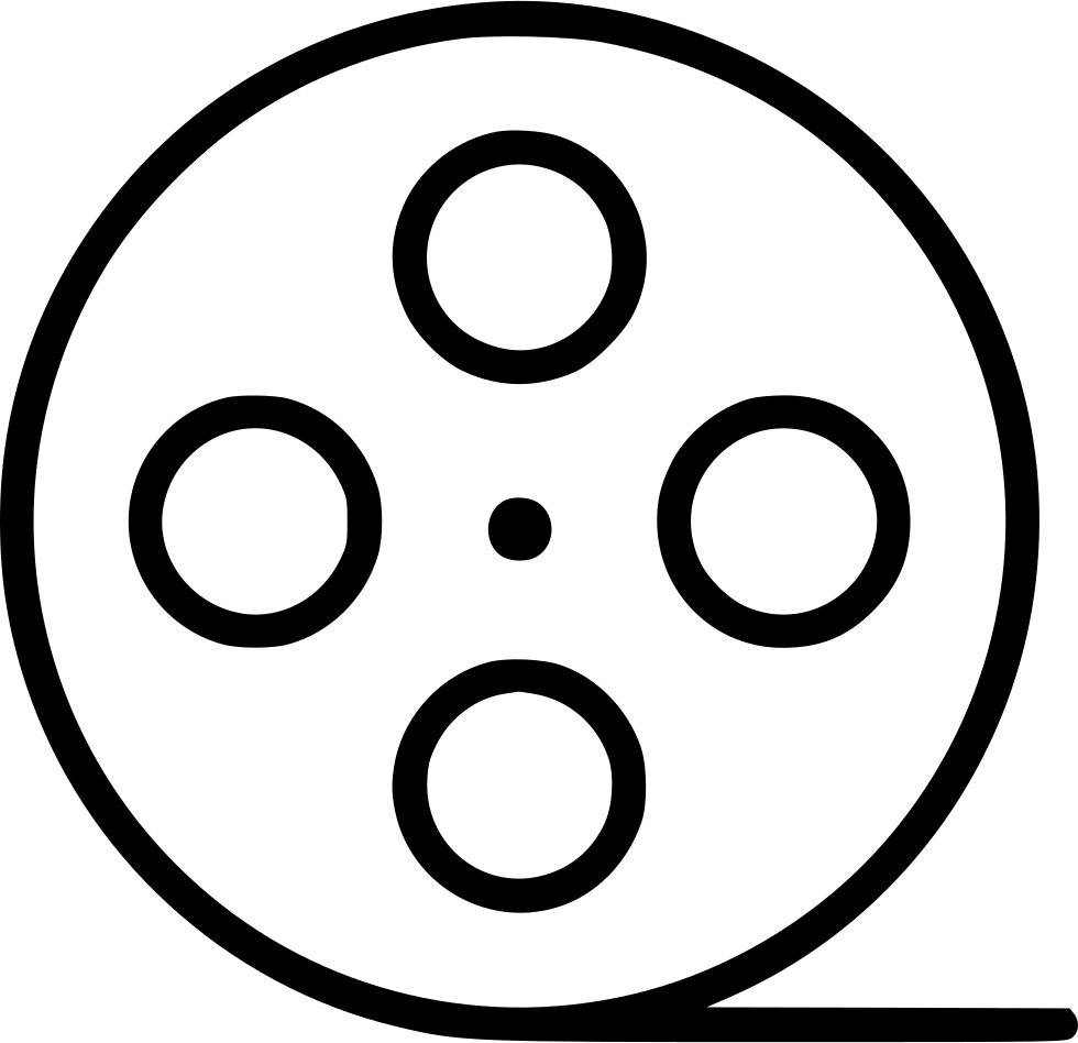 980x948 movie reel png icon free download - Movie Reel Drawing