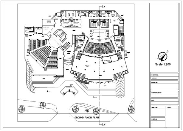 614x439  - Movie Theater Drawing