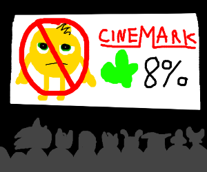 300x250 no emoji movie allowed - Movie Theater Drawing