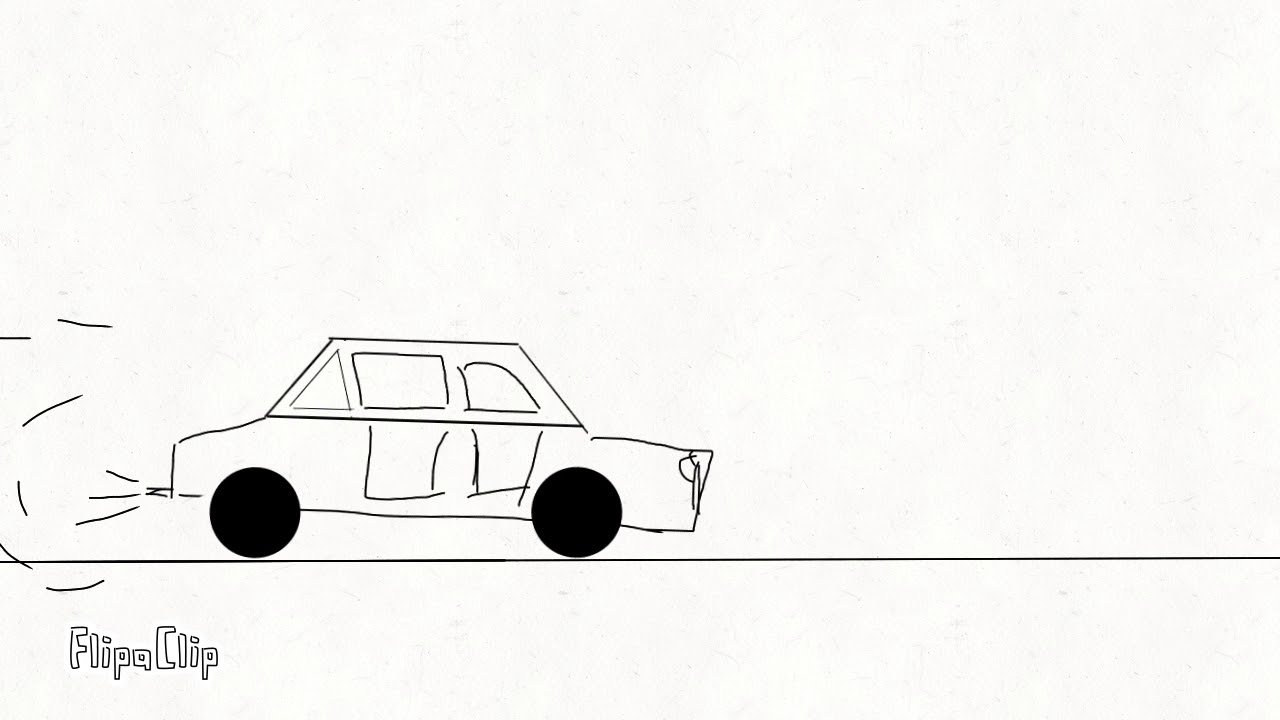 1280x720 Moving Car - Moving Car Drawing