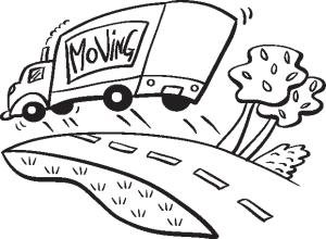 300x220 drawings pregnancy moving home - Moving Car Drawing