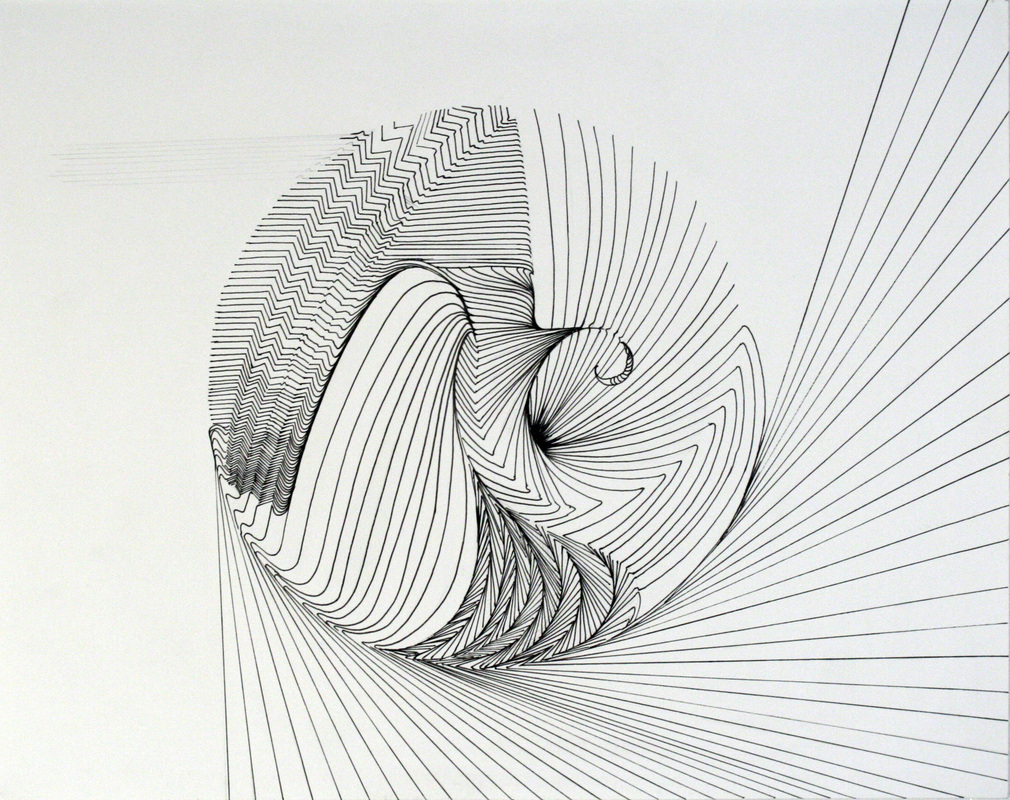 1010x800 Using Contour Lines To Create Moving Line Drawings - Moving Drawing