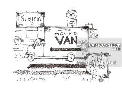 400x287 Moving Van House - Moving Truck Drawing