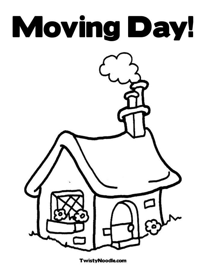 685x886 Moving Truck Coloring - Moving Truck Drawing