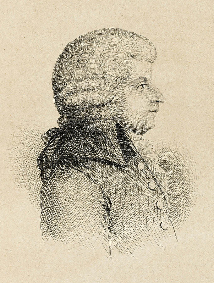 681x900 wolfgang amadeus mozart date drawing - Mozart Drawing