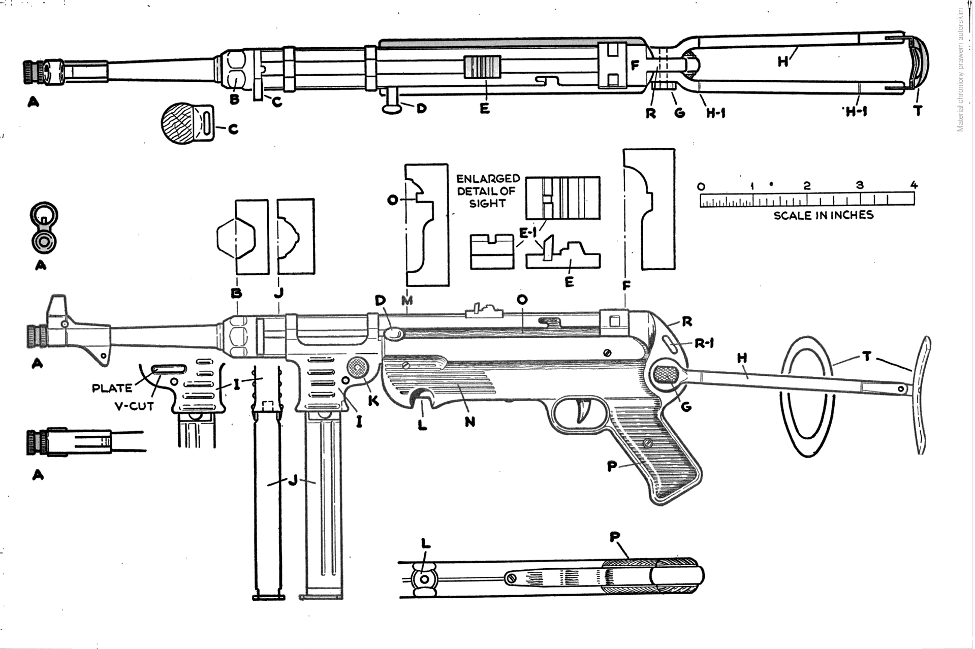 1919x1278 Mp Blueprint Guns, Weapons, Concept Weapons - Mp Drawing