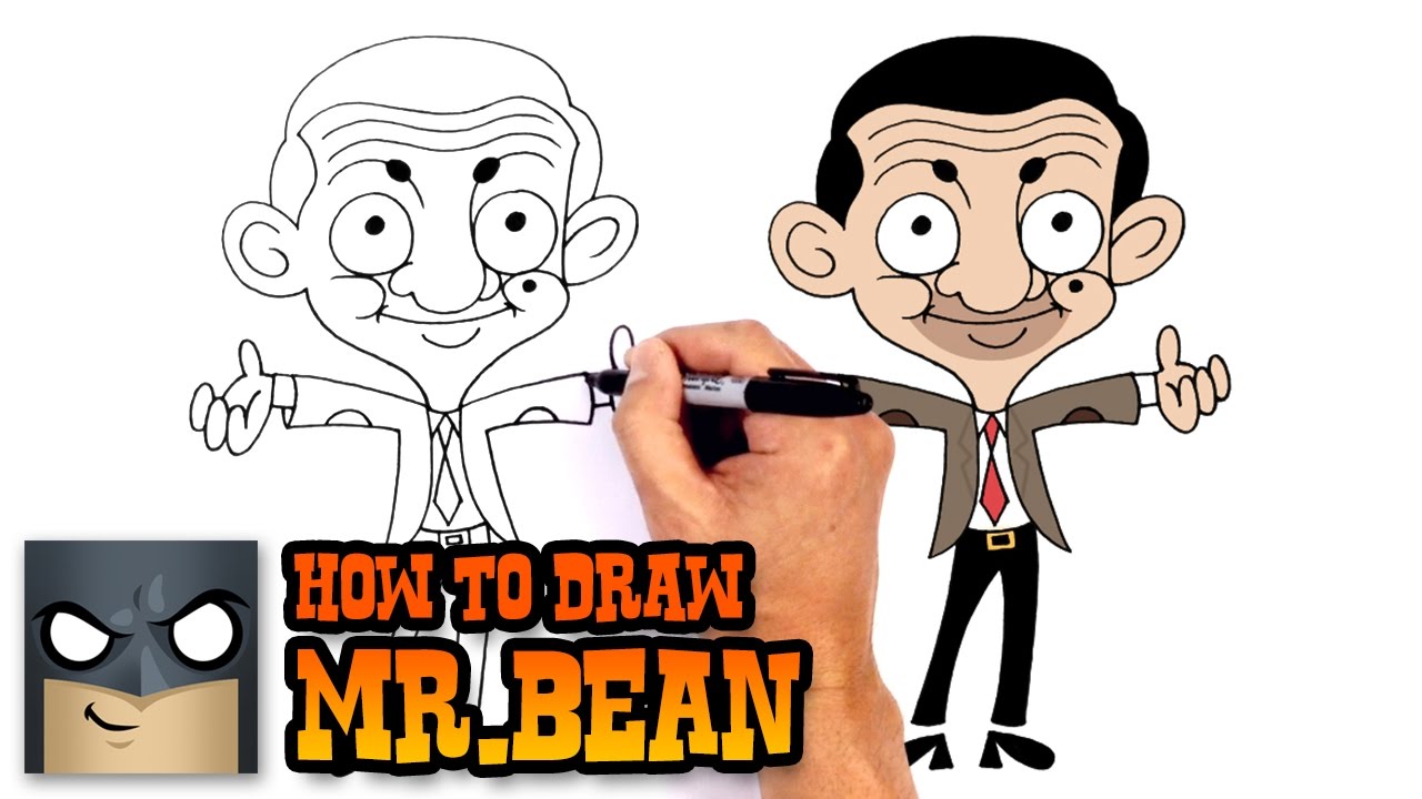 1280x720 how to draw mr bean drawing lesson - Mr Bean Drawing