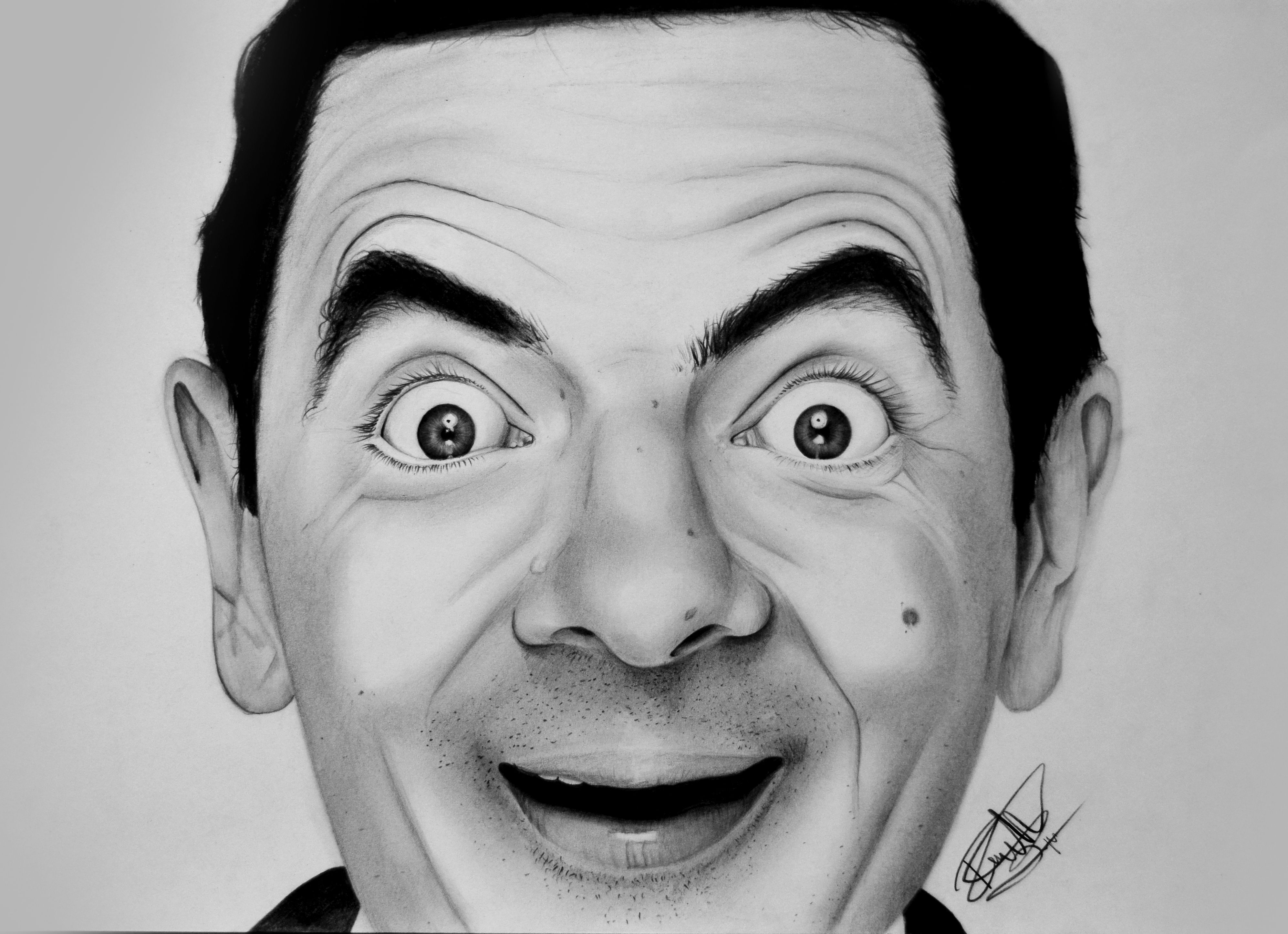 Mr Bean Drawing at PaintingValley.com | Explore collection of Mr Bean ...