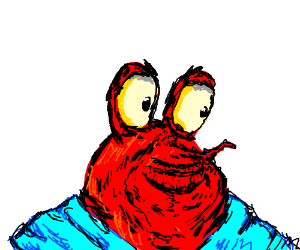 300x250 Hyper Realistic Mr Krabs Drawing - Mr Krabs Drawing