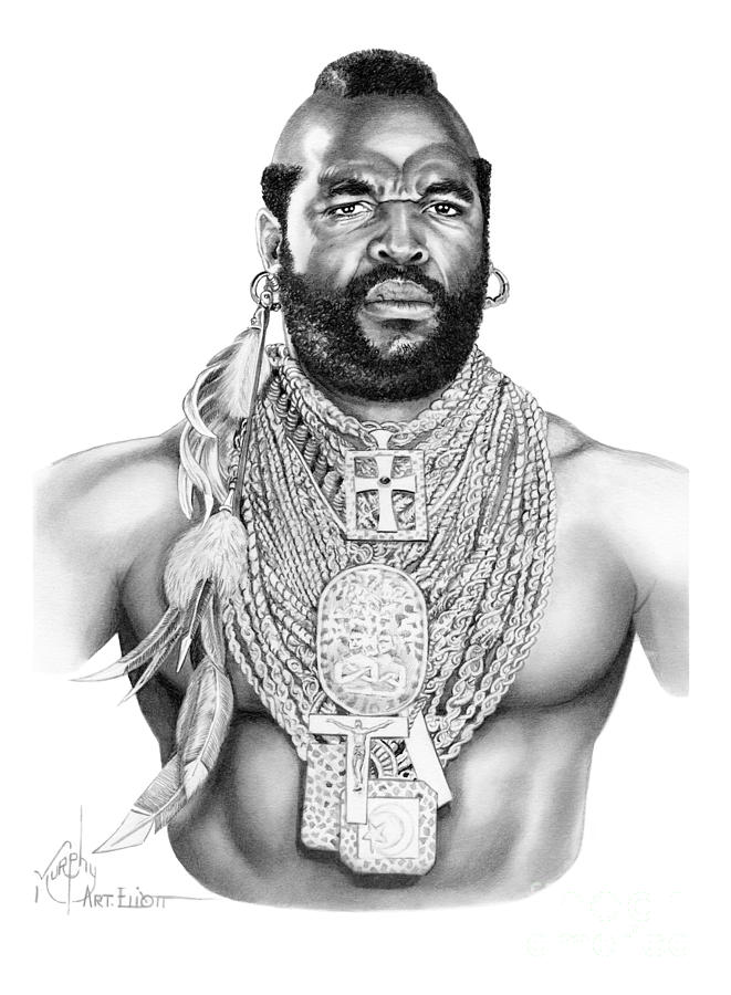 661x900 Mr T Drawing - Mr T Drawing