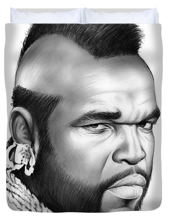 645x853 Mr T Duvet Cover For Sale - Mr T Drawing