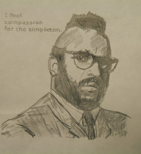 480x525 Mr T Drawing - Mr T Drawing