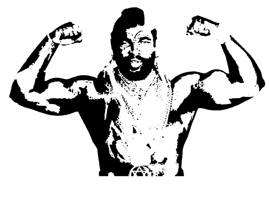 1024x768 Mr T Wallpaper - Mr T Drawing