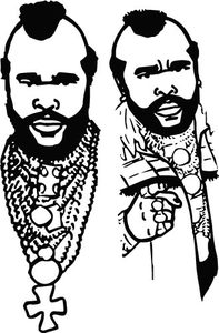 197x300 Mr T Vector Image - Mr T Drawing