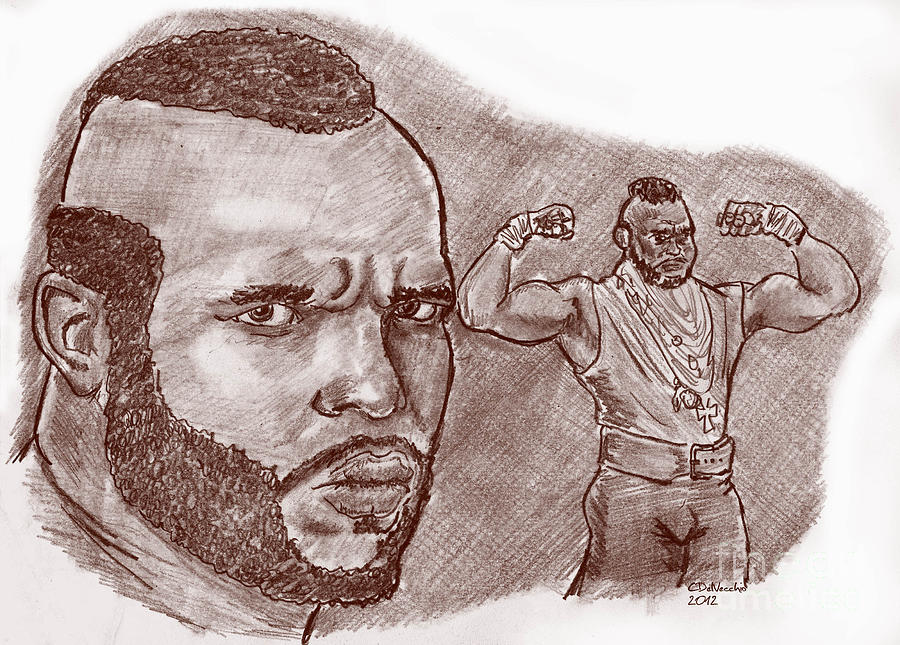 900x645 Mr T Pity The Fool Drawing - Mr T Drawing