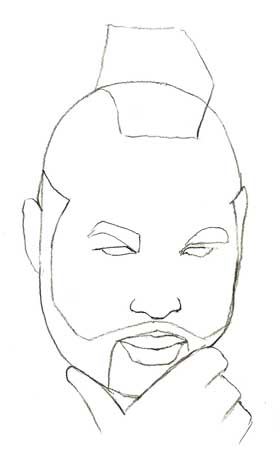 279x450 Draw Mr T - Mr T Drawing