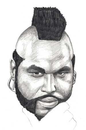 300x450 drawing portraits of mr t - Mr T Drawing