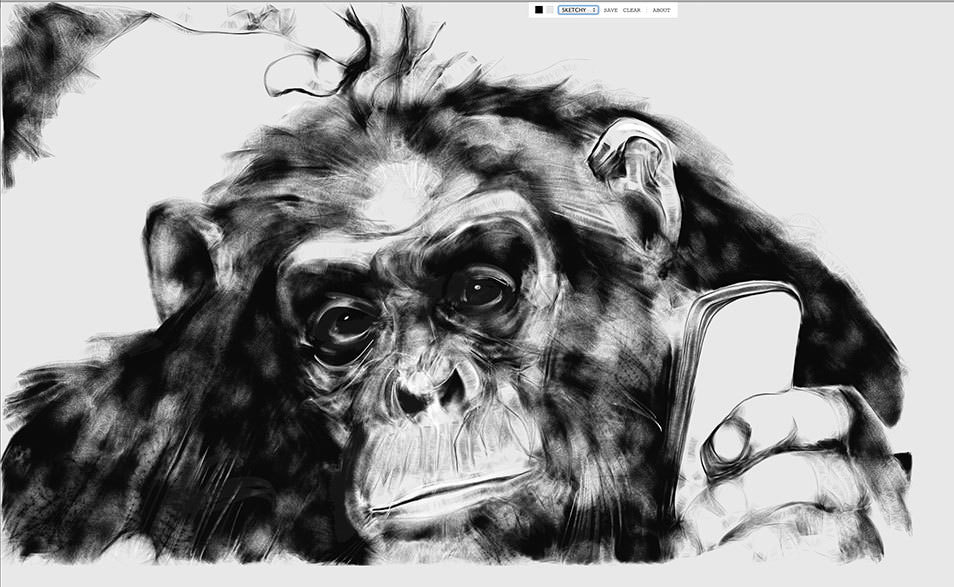 954x587 drawing - Mrdoob Harmony Drawings