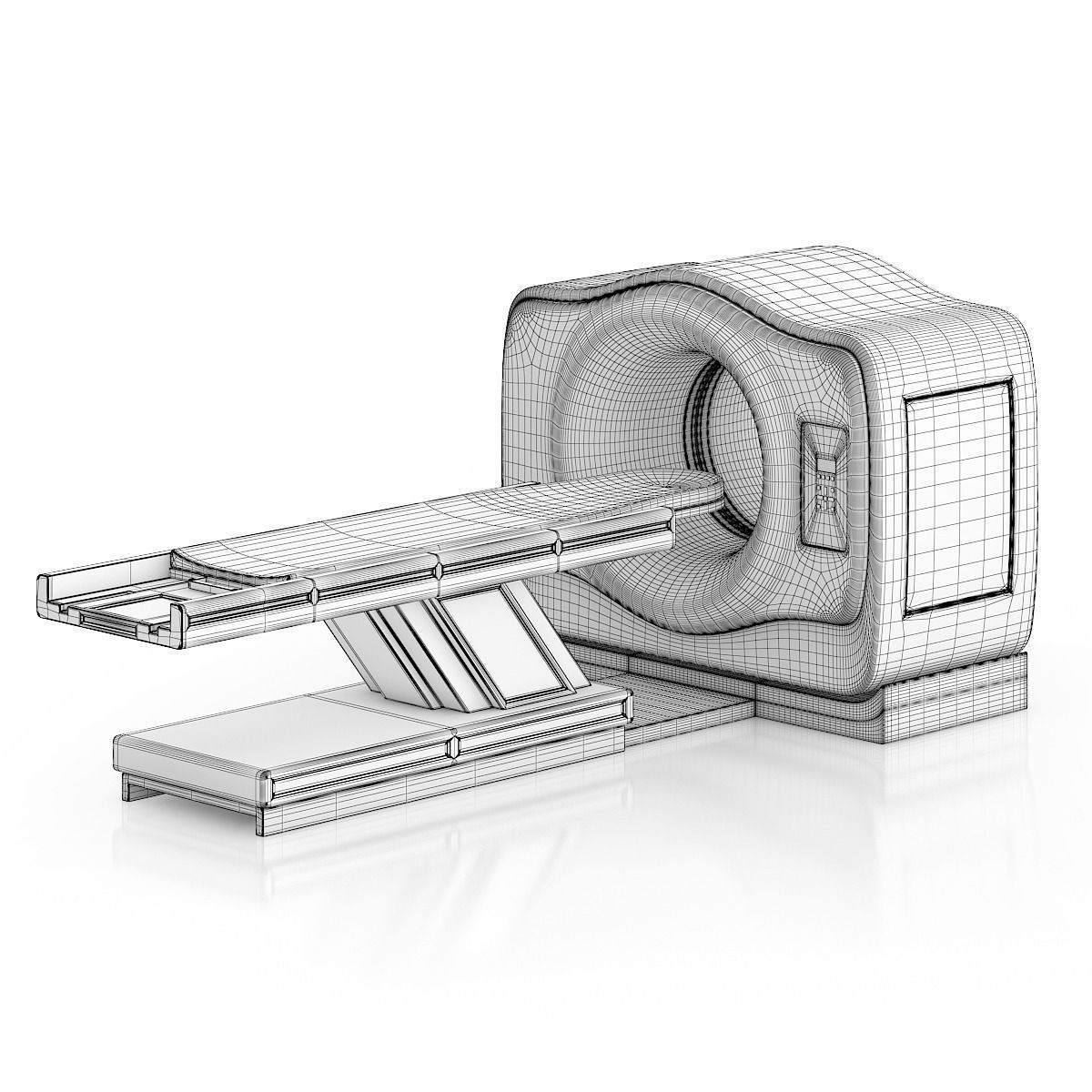 1200x1200 mri scanner model cgtrader - Mri Drawing