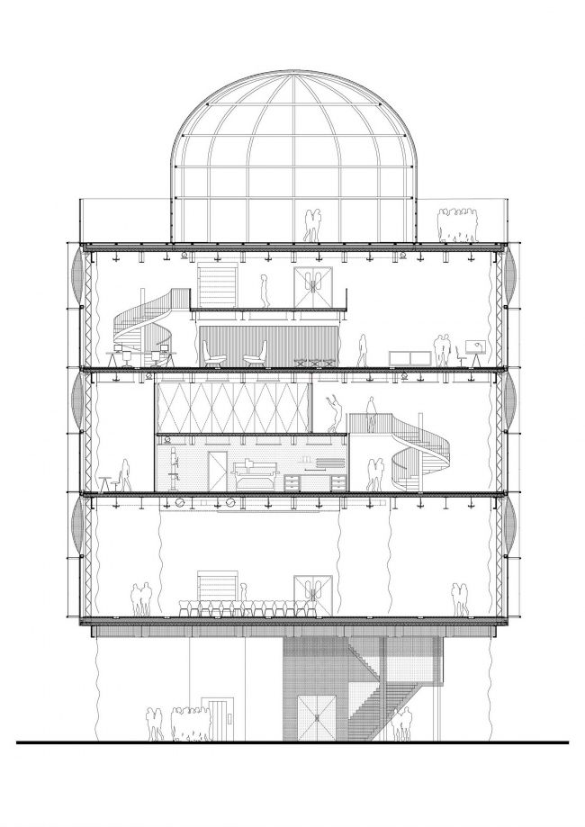 650x919 mri nauchnyj tcentr novogo pokoleniia bruther drawings - Mri Drawing