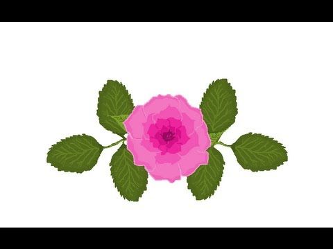 480x360 Easy Rose Drawing - Ms Paint Drawing Ideas