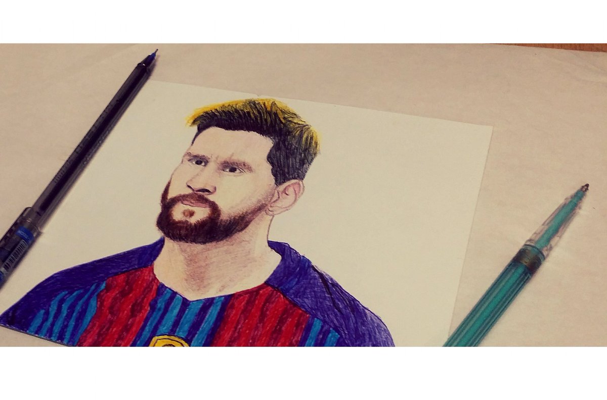 1200x792 abdelrahman on twitter messi pen drawing - Msn Drawing
