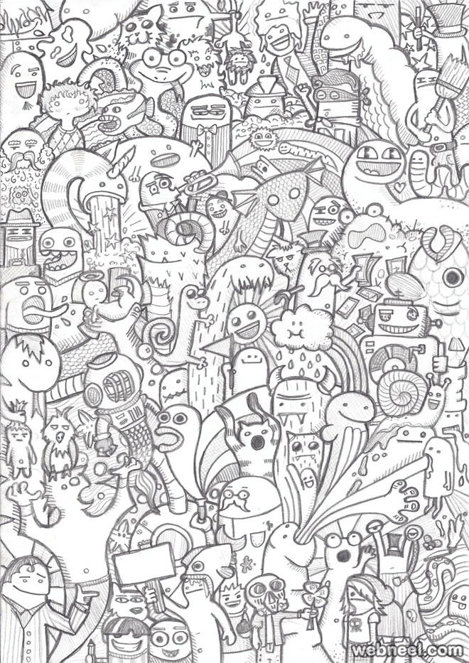660x933 Doodle Drawing Msnele - Msn Drawing