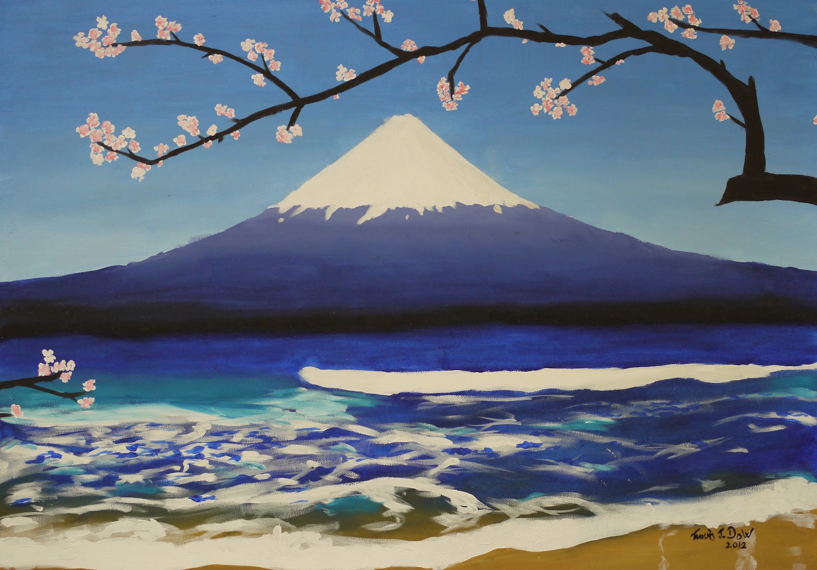 Mt Fuji Drawing at Explore collection of Mt Fuji