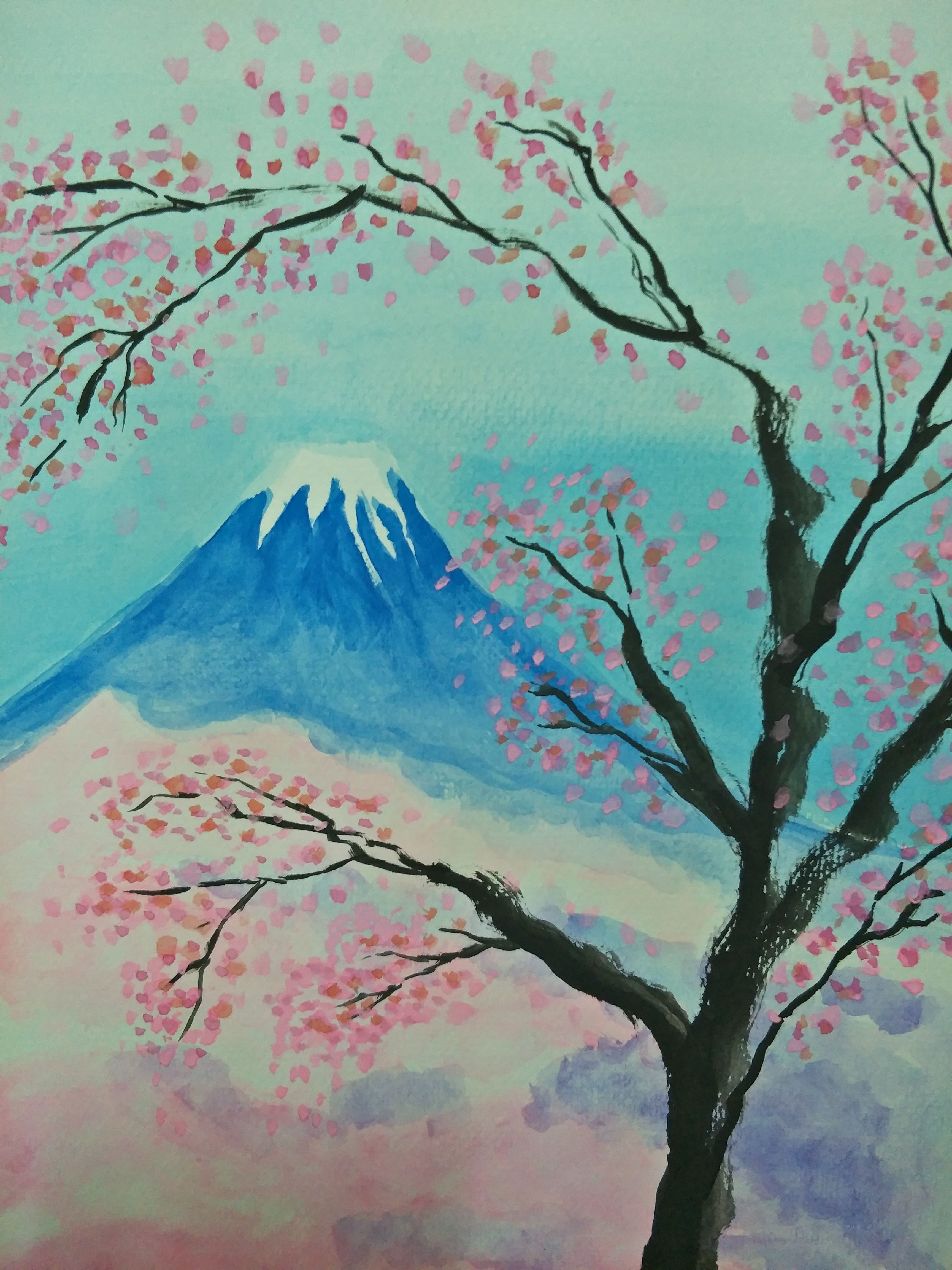 Mt Fuji Drawing at Explore collection of Mt Fuji