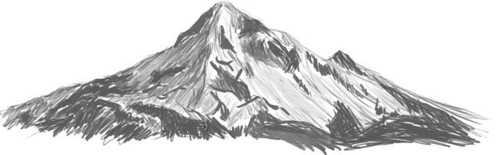 720x224 mt hood, or tattoo ideas oregon tattoo, tattoos, mountain tattoo - Mt Hood Drawing