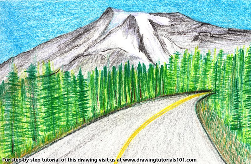 Mt Rainier Drawing at Explore collection of Mt