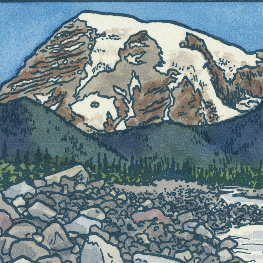 Mt Rainier Drawing at Explore collection of Mt