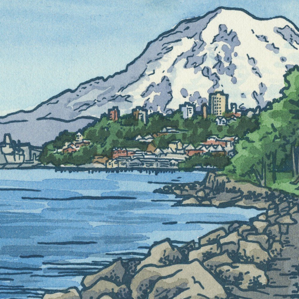 Mt Rainier Drawing at Explore collection of Mt