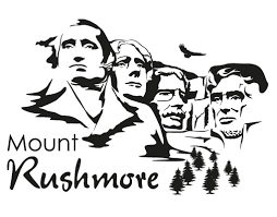 254x199 image result for mount rushmore line drawing united states - Mt Rushmore Drawing