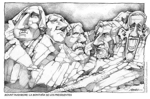 600x398 mount rushmore drawing - Mt Rushmore Drawing