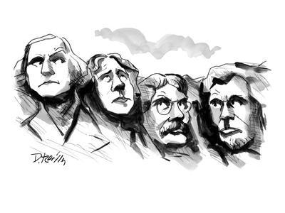 400x300 mt rushmore lincoln, washington and roosevelt look askance - Mt Rushmore Drawing