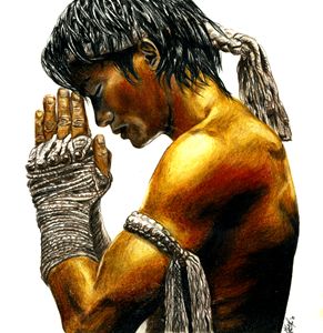 291x300 muay thai - Muay Thai Drawing