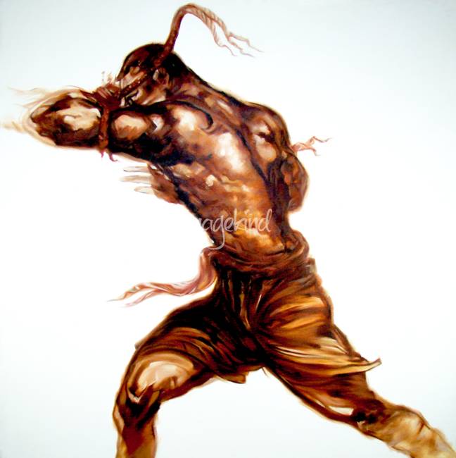 648x650 muay thai warrior - Muay Thai Drawing