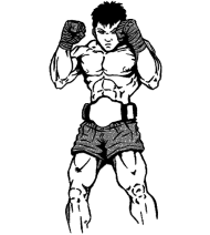 190x212 muay thai fighter - Muay Thai Drawing