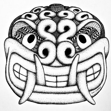 382x381 hard knocks muaythai - Muay Thai Drawing