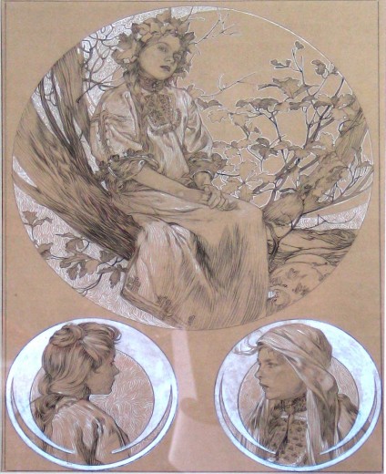 424x520 drawings - Mucha Drawings