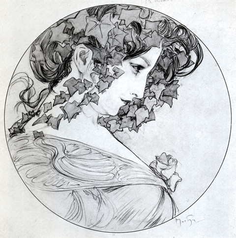 480x483 mucha drawings - Mucha Drawings