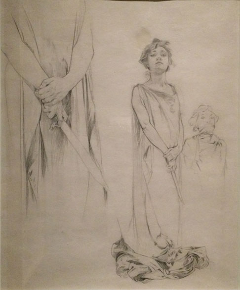 486x586 alphonse mucha the master of art nouveau - Mucha Drawings