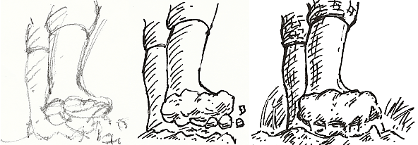 592x206 muddy boots - Muddy Drawing