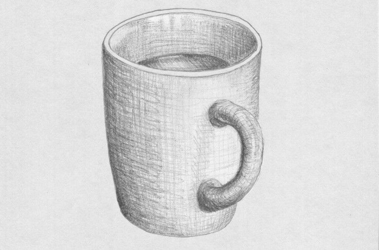 769x508 observational drawing mug for free download - Mug Drawing