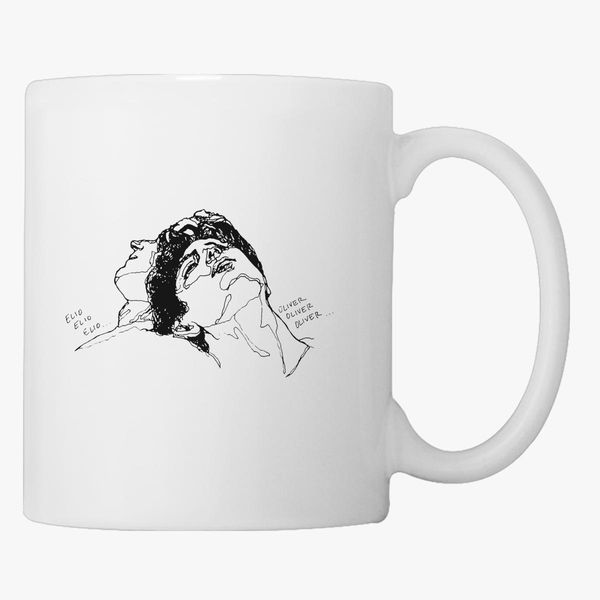 600x600 elio and oliver cmbyn call me - Mug Line Drawing