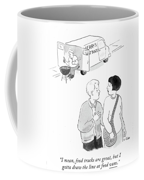 479x600 i gotta draw the line at food vans coffee mug for sale - Mug Line Drawing
